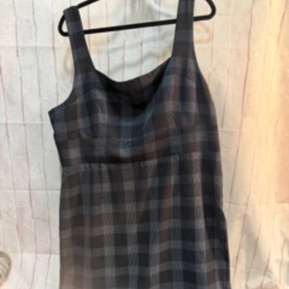 Size 20 Banana Republic Midi Plaid Dress